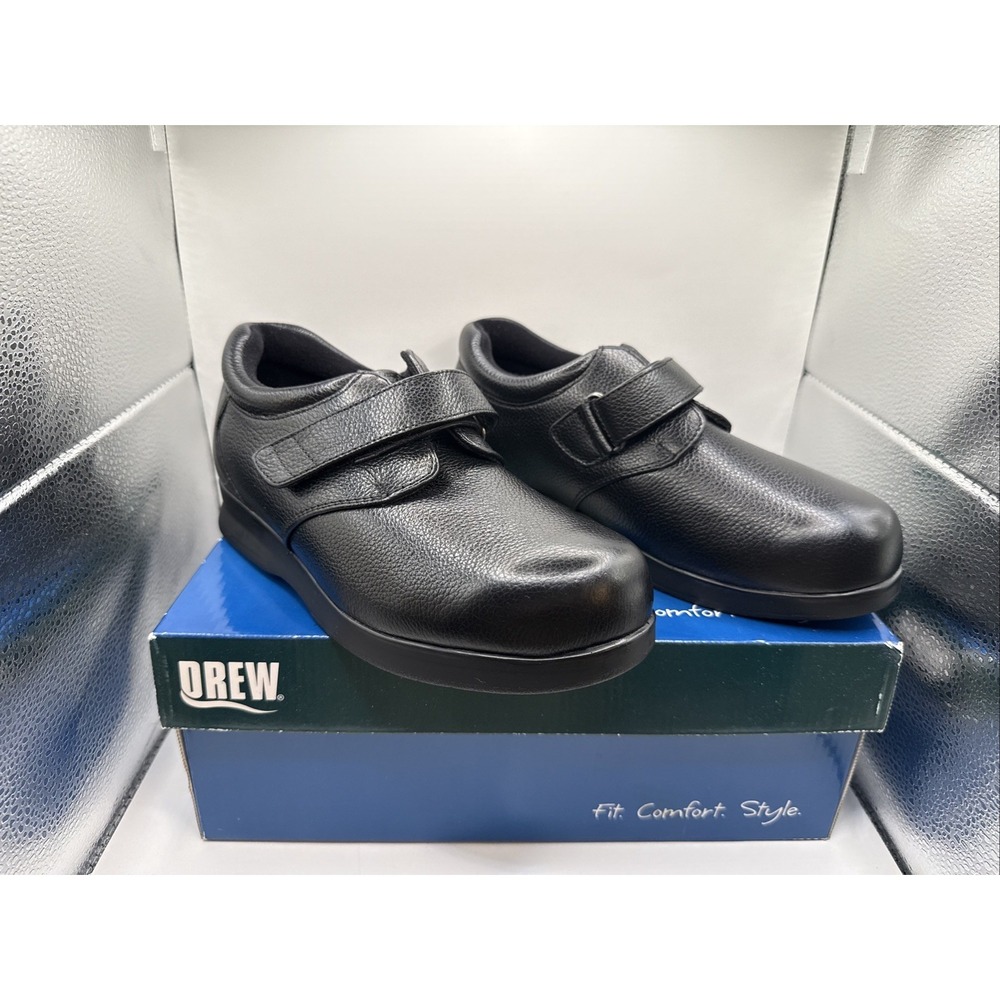 Drew Journey II Walking Shoes Men's Size 6.5 Black Diabetic Orthotic Therapeutic